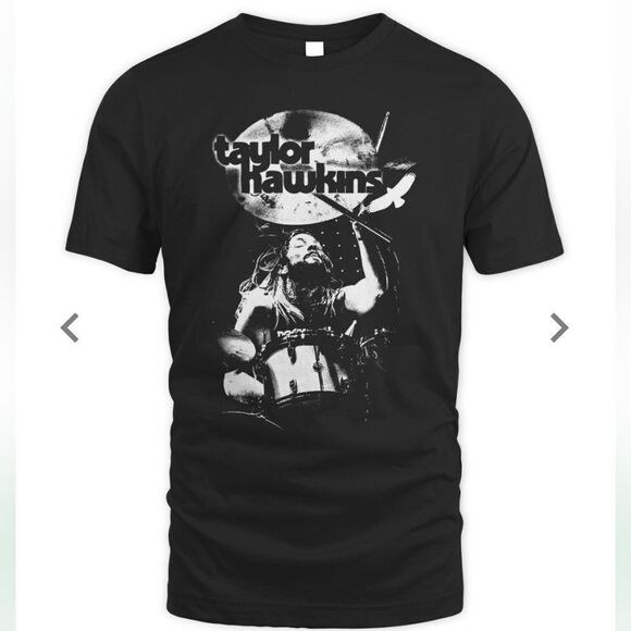 Foo Fighters Merch Taylor Hawkins Tribute Concert Shirt Black Nwt in packaging - Picture 1 of 5